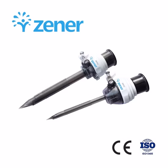 Trocart jetable Zener avec certificat CE/ISO, pour laparoscopie, vente en gros de haute qualité, instrument chirurgical médical, Acdominal minimalement invasif, titane N