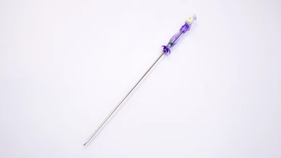 Aiguille de Veress d'instruments laparoscopiques jetables pour l'insufflation de laparoscopie