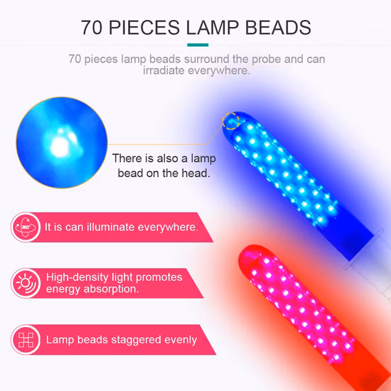 Instrument à lumière rouge pour l'érosion cervicale et la vaginite en gynécologie