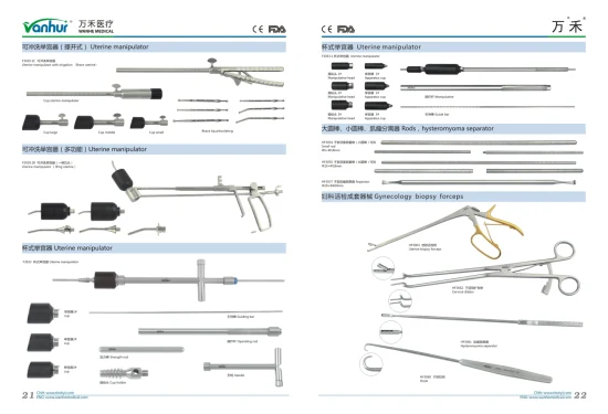 Instruments médicaux Gynécologie Manipulateur utérin